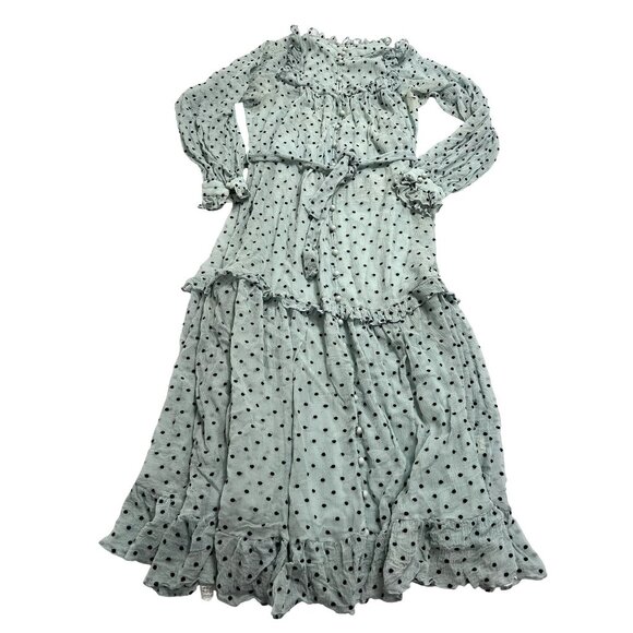 Zimmermann Whitewave bib Dress in Blue Zimmermann Whitewave bib Dress in Blue